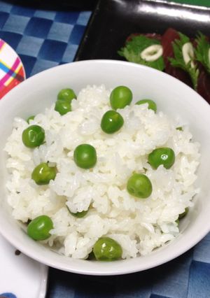 グリーンピースご飯-レシピのメイン写真