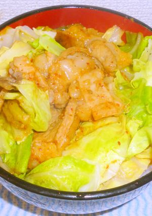 パパの味付け牛もつ丼-レシピのメイン写真