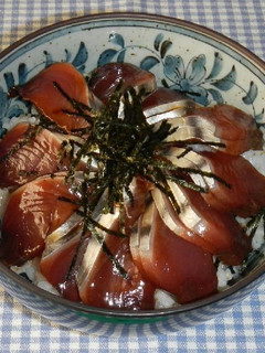 かつおのヅケ丼-レシピのメイン写真