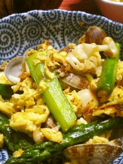 あさりと卵の炒め物-レシピのメイン写真