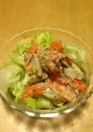 簡単♪ごぼうとにんじんサラダ-レシピのメイン写真