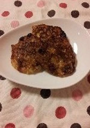 朝食やおやつに☆納豆お焼き-レシピのメイン写真