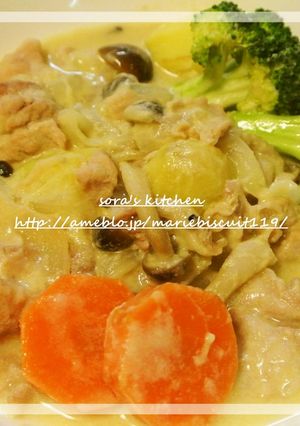 胡麻香る♪和風ストロガナフ♪-レシピのメイン写真