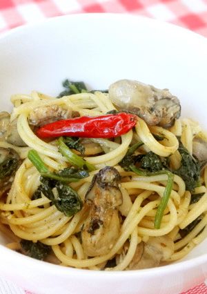 ☆ほうれん草と牡蠣の塩麹パスタ☆-レシピのメイン写真