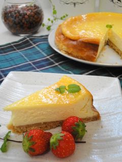 フードプロセッサーで簡単濃厚チーズケーキ-レシピのメイン写真