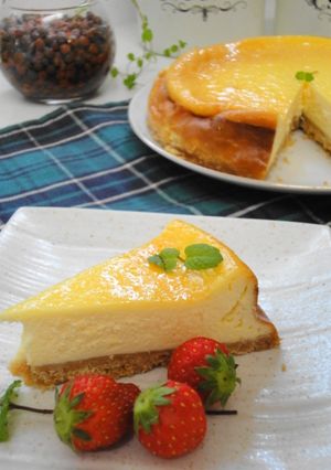 フードプロセッサーで簡単濃厚チーズケーキ-レシピのメイン写真