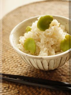 * 春ご飯 ♥ そら豆ご飯♬-レシピのメイン写真