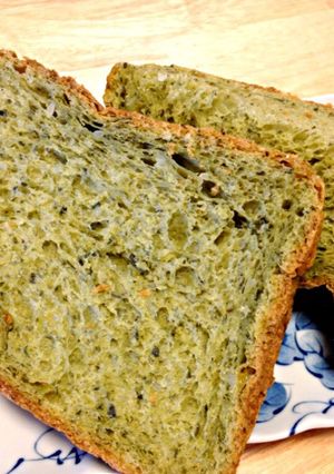 HBでよもぎもっちりリッチ食パン-レシピのメイン写真