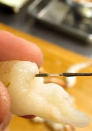 海老の背ワタの取り方♪-レシピのメイン写真