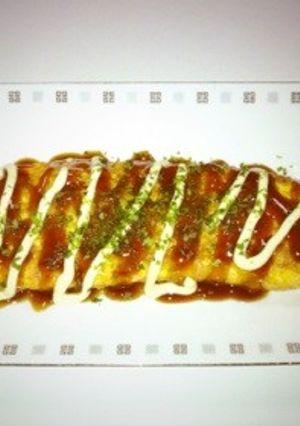お好み焼き風たまご焼き-レシピのメイン写真