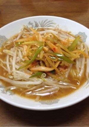 ピリ辛ねぎ味噌ラーメン-レシピのメイン写真