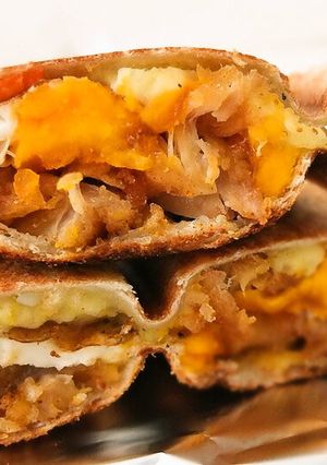 唐揚げホットサンド-レシピのメイン写真