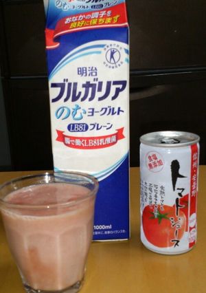 ♡飲むトマトヨーグルト♡-レシピのメイン写真