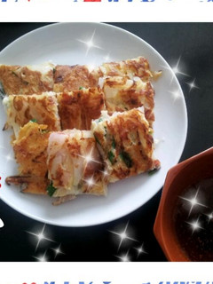 新玉ねぎと長いものチヂミ☆-レシピのメイン写真