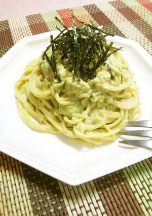 簡単♪＊アボカドの和風クリームパスタ＊-レシピのメイン写真