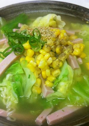 バターコーン塩ラーメン-レシピのメイン写真