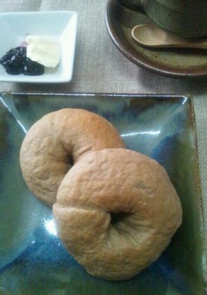 最強力粉で蕎麦粉のベーグル-レシピのメイン写真