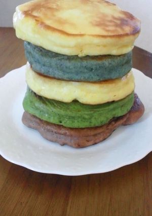 5色ホットケーキ-レシピのメイン写真
