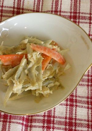 ☆ごぼう×ホタテ☆食物繊維たっぷりサラダ-レシピのメイン写真