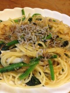 じゃこほうれん草しめじ和風パスタ-レシピのメイン写真