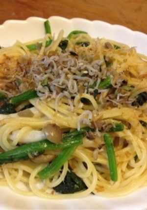 じゃこほうれん草しめじ和風パスタ-レシピのメイン写真