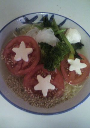 トマトとクリームチーズの塩ラーメン-レシピのメイン写真