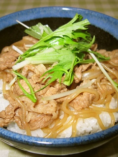 シンプル牛丼-レシピのメイン写真