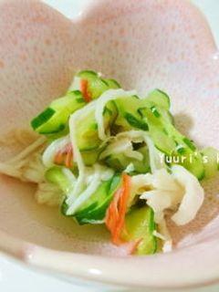 きゅうりとささみのサッパリ酢のもの-レシピのメイン写真