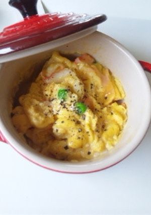 レンジでふわふわ卵-レシピのメイン写真