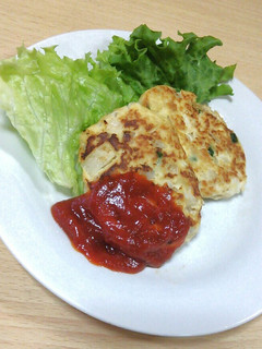 ツナと豆腐のヘルシーハンバーグ!-レシピのメイン写真