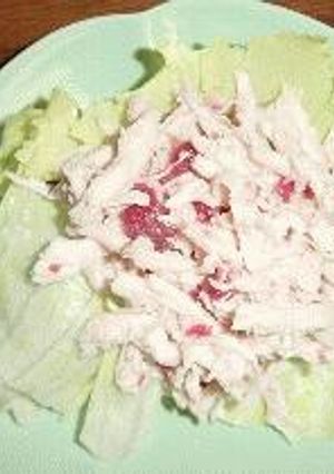 ささみ肉の梅肉和え-レシピのメイン写真