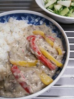 牛乳でビーフストロガノフ-レシピのメイン写真