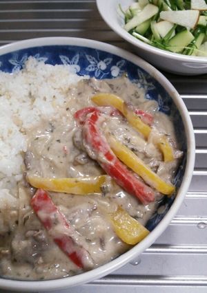 牛乳でビーフストロガノフ-レシピのメイン写真