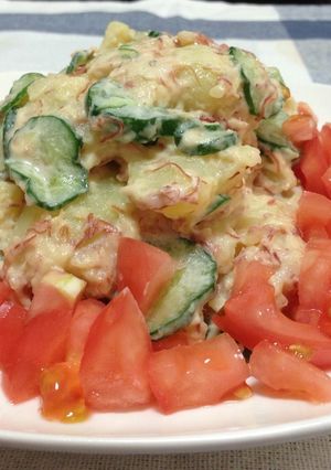 簡単♩甘めのコーンビーフポテトサラダ☆-レシピのメイン写真