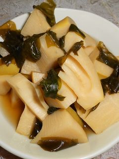 筍とわかめの煮物-レシピのメイン写真