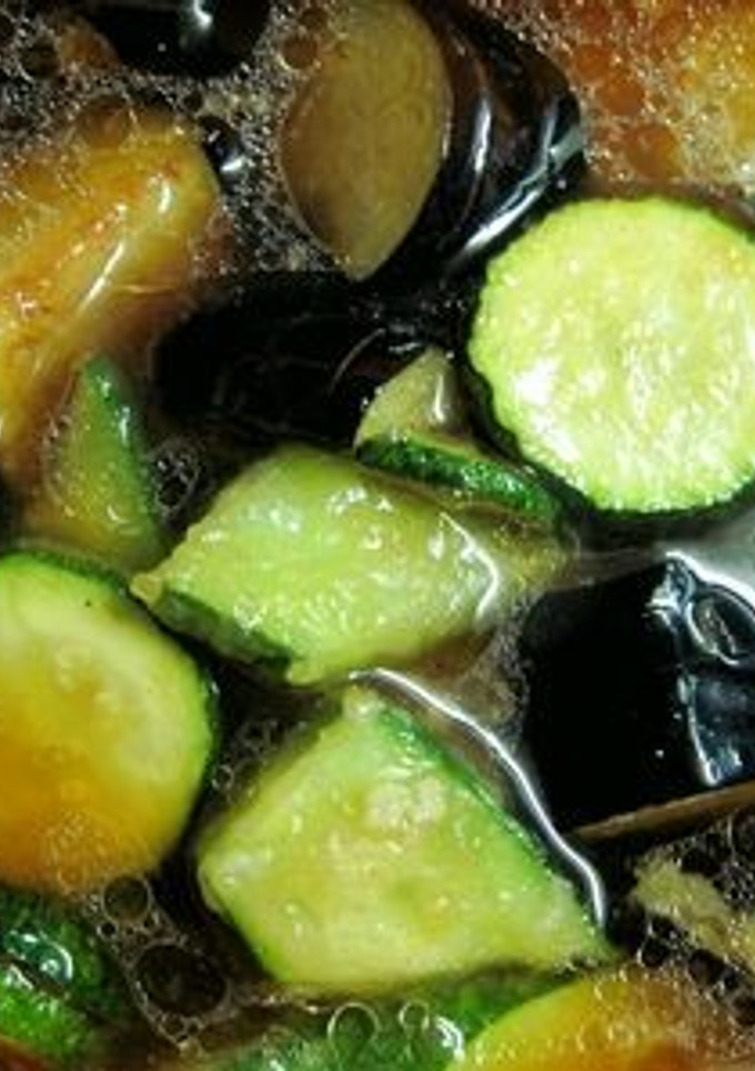 夏の揚げ浸し-レシピのメイン写真
