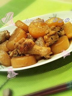 手羽元と大根煮♪-レシピのメイン写真