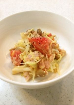 セロリとスパムの彩り炒め-レシピのメイン写真