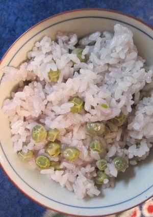 私流ツタンカーメンエンドウ豆ご飯☆-レシピのメイン写真