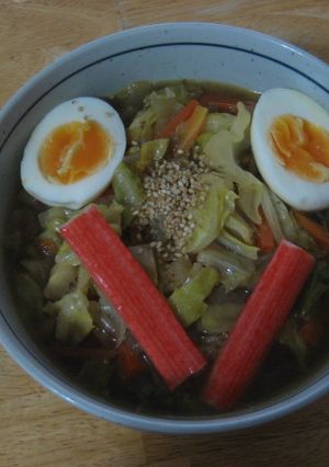 野菜塩ラーメン-レシピのメイン写真