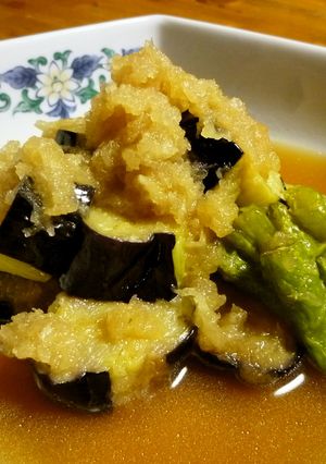 揚げ茄子のおろしポン酢あえ♪-レシピのメイン写真