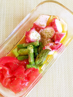 たことトマトの作り置き春サラダ-レシピのメイン写真