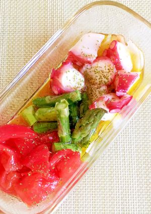 たことトマトの作り置き春サラダ-レシピのメイン写真