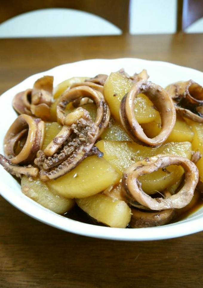 イカと大根の煮物♪-レシピのメイン写真