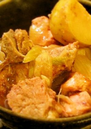 あるもの食材でにんにくジンジャーポーク煮-レシピのメイン写真
