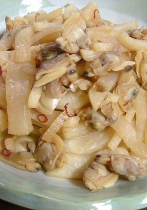 大根とあさりの炒め物-レシピのメイン写真