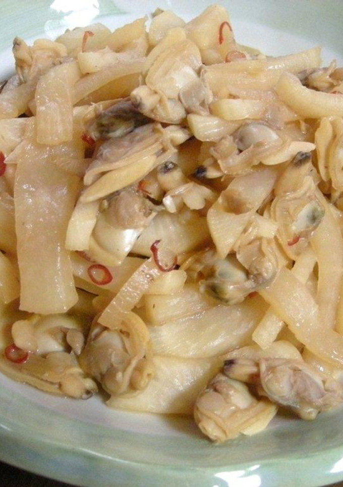 大根とあさりの炒め物-レシピのメイン写真