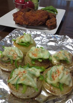新玉葱のバター焼きチーズ乗っけ-レシピのメイン写真