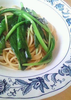 アイヌネギのバター醤油パスタ★-レシピのメイン写真
