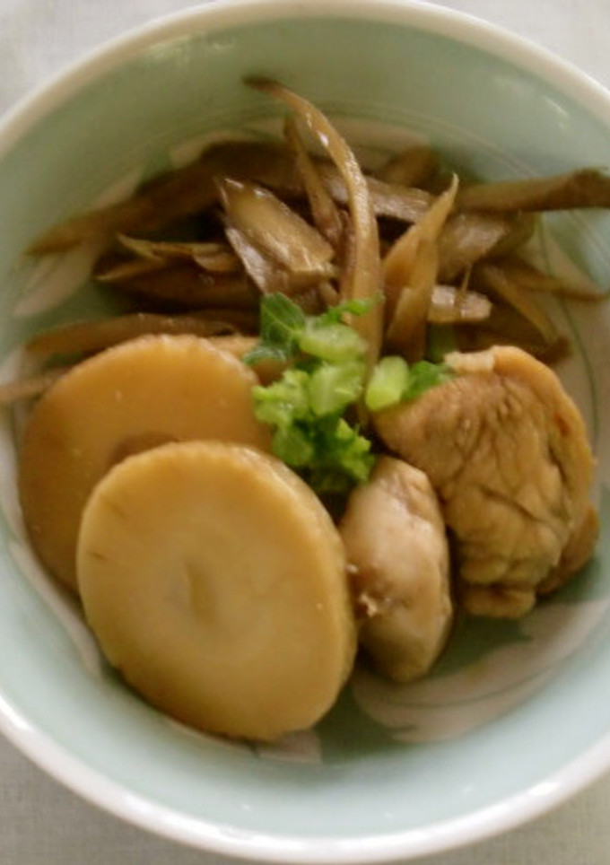 ごぼうと筍の炒り煮-レシピのメイン写真